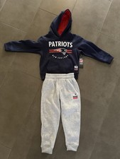 New NFL Team Apparel Boys sz 4 NE Patriots Football Hoodie  Sweatpants