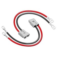 2 Pcs Battery Quick Connector, Anderson Connector 50A Kit, Plug 8 50A 7AWG