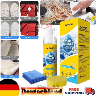4-in-1 Multi-Enzyme Foam Cleaner, Deep Cleaning Spray for Car Kitchen Bathroom