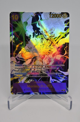 One Piece Card Game Monkey D. Luffy  Holo EN Proxy Card!!!