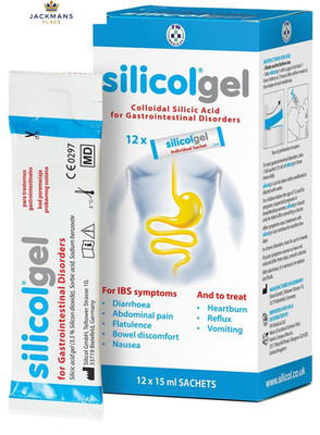 Silicolgel Beutel - Klinisch erprobte Linderung für IBS-Symptome: 12 x 15 ml