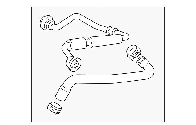 Conjunto de manguera y tubo para Audi A6 A6 Quattro (2016-2018) (N/P 4G0-121-081-EP)