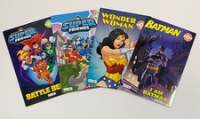 Ready to Read Level 1 DC Super Friends Level 2 Wonder Woman and Batman Lot Of 4