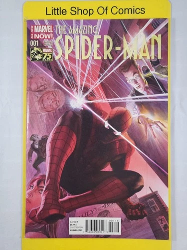 Amazing Spider-Man #1 Alex Ross 1:75 Variant 2014 1st Cameo App. Cindy Moon