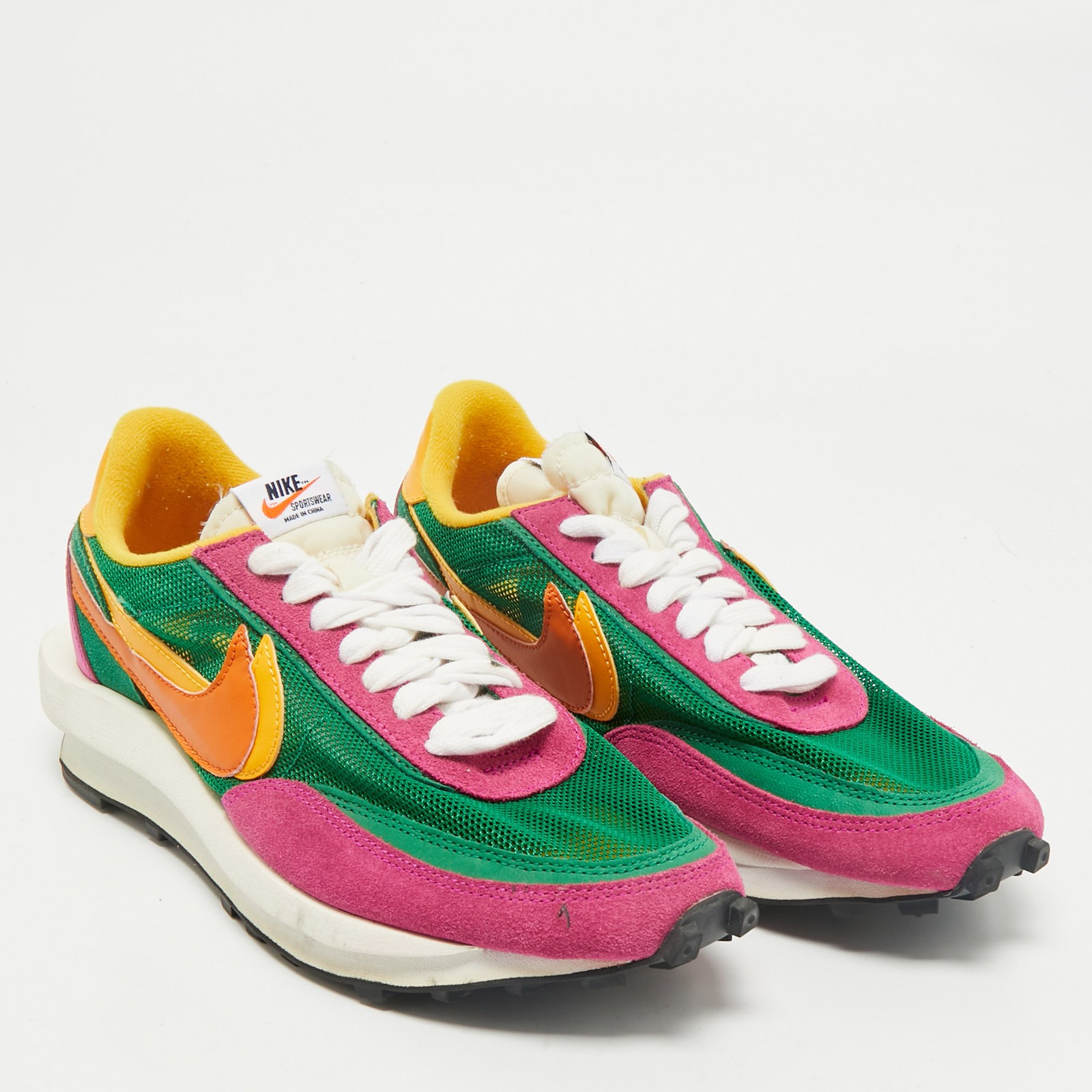 SACAI X NIKE Sneakers Nike x Sacai multicolore in pelle e rete LD Waffle taglia 42 5
