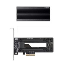 ICY DOCK M.2 NVMe SSD to PCIe X16/X8/X4 Card Adapter Heat Sink Bracket