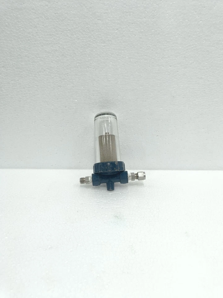 MICRO FILTER INLINE AIR LINE FILTER GLASS BOWL PNEUMATIC COMPRESSED AIR FILTER - Image 3 of 4