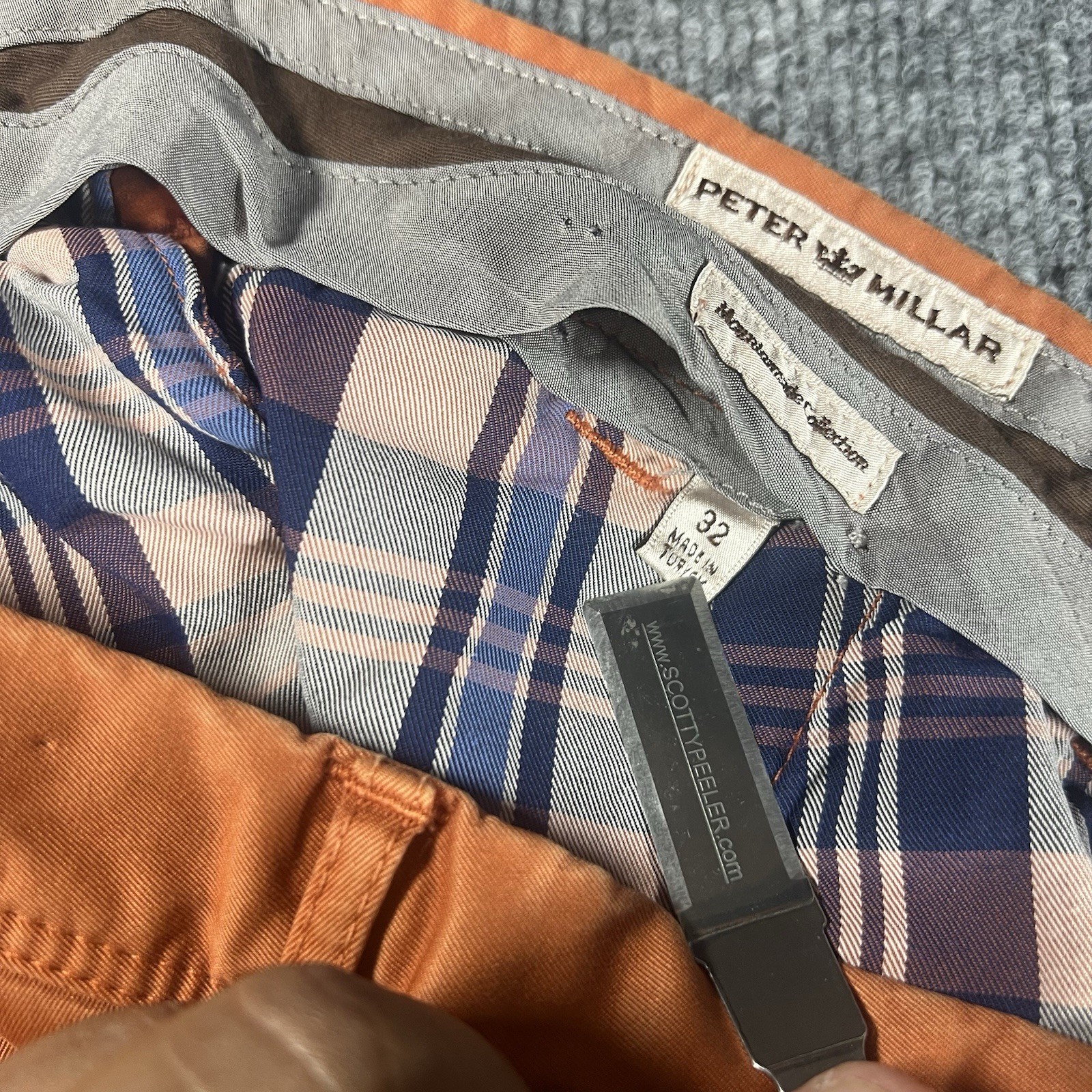 Peter Millar Mountainside Collection Orange Chino… - image 3