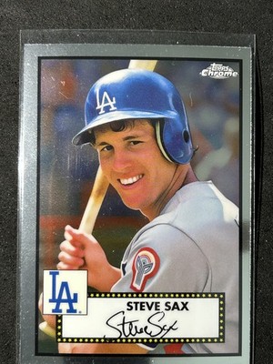 2021 Topps Chrome Platinum Anniversary - Steve Sax #690