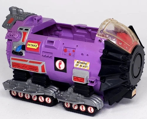 TMNT Mutant Module Drill Vehicle 1990 Playmates Vintage Foot Clan ~ Incomplete