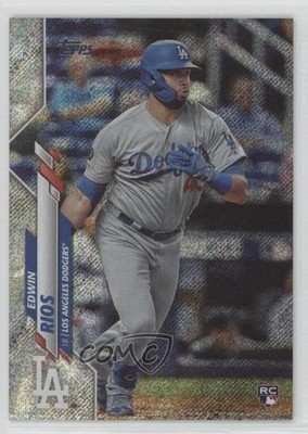 2020 Topps Retail Foilboard 64/264 Edwin Rios #681 Rookie RC ut4