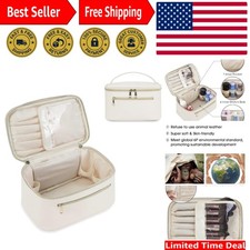 Makeup Bag, Travel Make Up Organizer Cosmetic Brush Bags Case for Women in L...