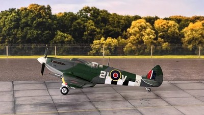 GEMINI ACES GARAF1002 - SPITFIRE MK LFIXe 443 HORNET SQUADRON, COMPLIMENTS CORGI