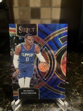 2023-24 Panini Select Blue Wave Prizm /75 Russell Westbrook #146 Color Match