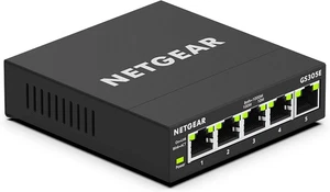 5-Port Commutateur d'essentiels Gigabit Ethernet facile à gérer GS305E - Bureau ou