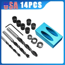 DIY Pocket Hole Jig Kit 850 Easy Drill System Woodworking Screw Drill Heavy Duty