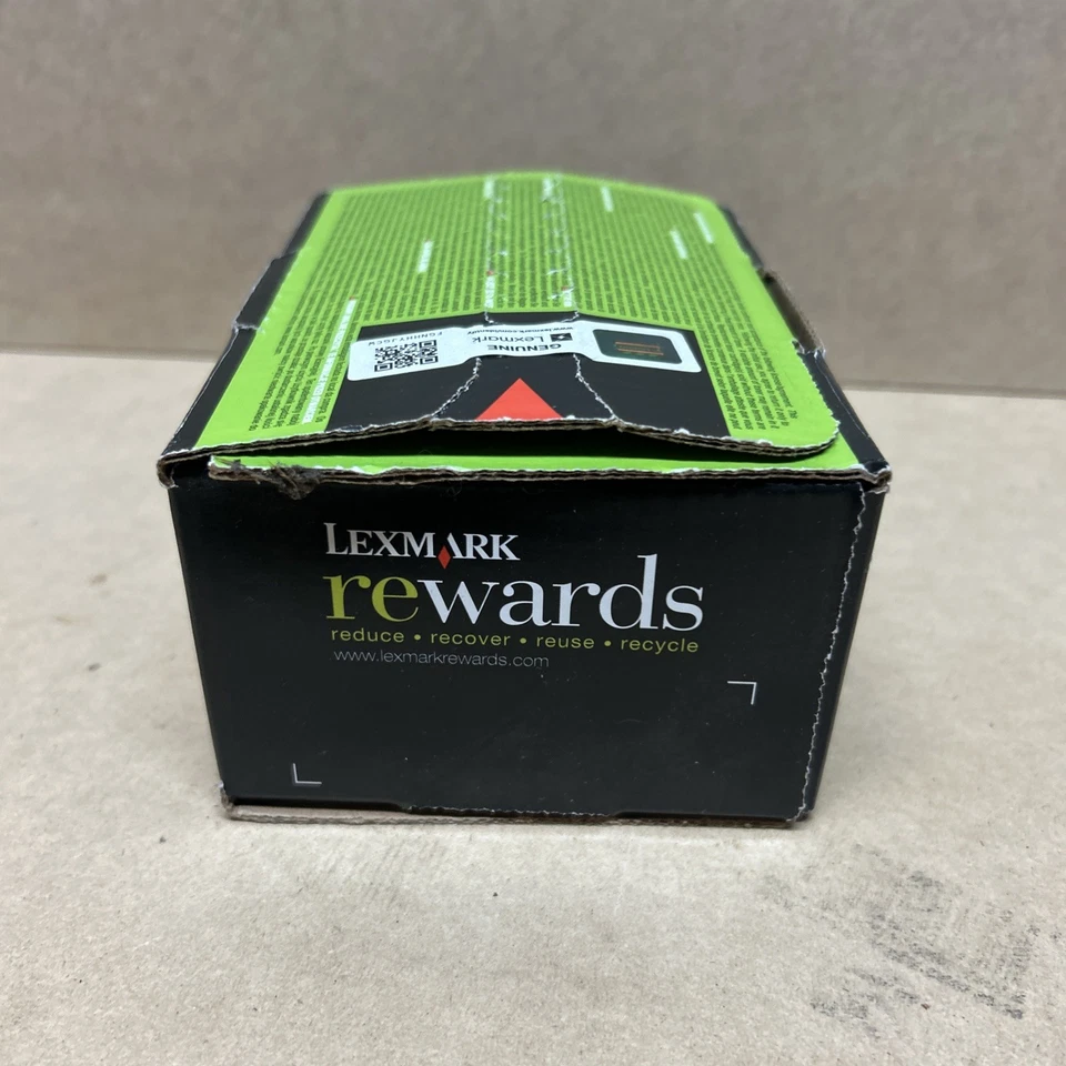 Cartucho de tóner Lexmark 80C10C0 rendimiento estándar cian programa de retorno nuevo Foto 2 de 4