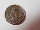 1863 CN Indian Head Penny in Good-Fine condition? Diamonds, nice rim. Corrosion.