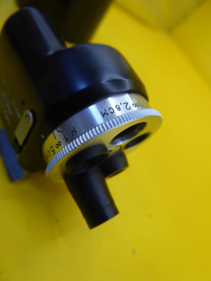 Universal Turret Revolver Finder USSR  KMZ Kiev Zenit Zeiss & case 2.8 3.5 8.5cm - Image 2 of 4