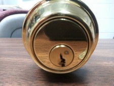 Deadbolt w key restricted/pick resistant cylinder. 6 available