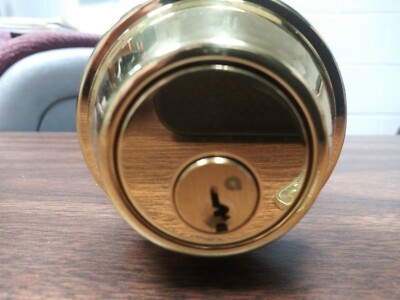 Deadbolt w key restricted/pick resistant cylinder.  6 available