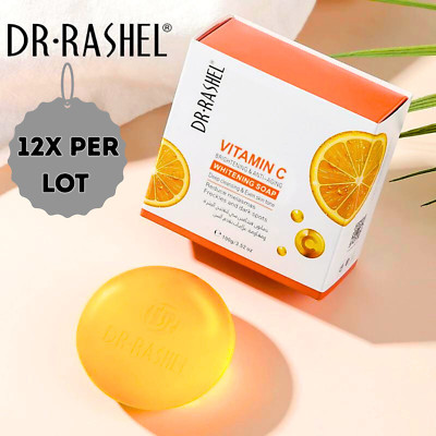 12 X DR RASHEL Vitamin C Whitening Brightening Anti-Aging Deep Cleansing Soap
