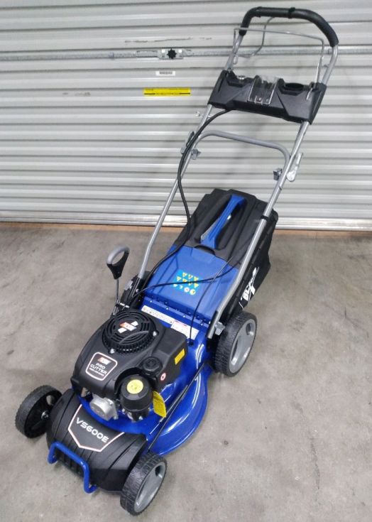 18" SelfPropelled Petrol Electric Start Lawn Mower VS600e eBay