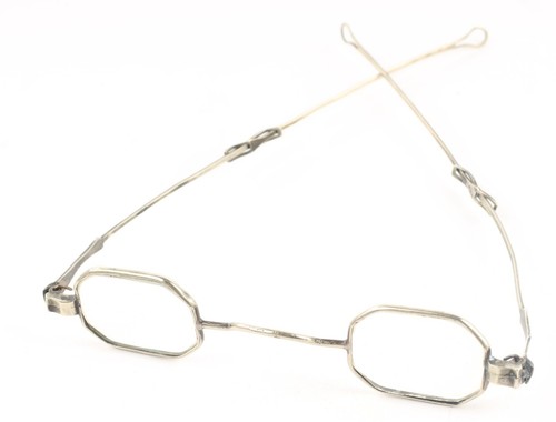 Antique Spectacles/ Eyeglasses Coin Silver-BD-104 - Picture 1 of 6