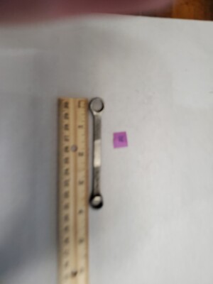 Vintage Plomb 5/16'' X 3/8'' Box End Wrench 1120 Plvmb Plumb Lawsuit Grind Off USA