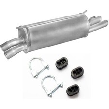 Auspuff Endschalldämpfer fur Opel Omega B Caravan 3.0 3.2 24V + MONTAGESATZ