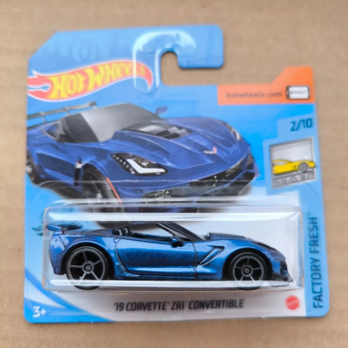 Hot Wheels SHORT CARD 2020 HW FACTORY FRESH 19 CORVETTE ZR1