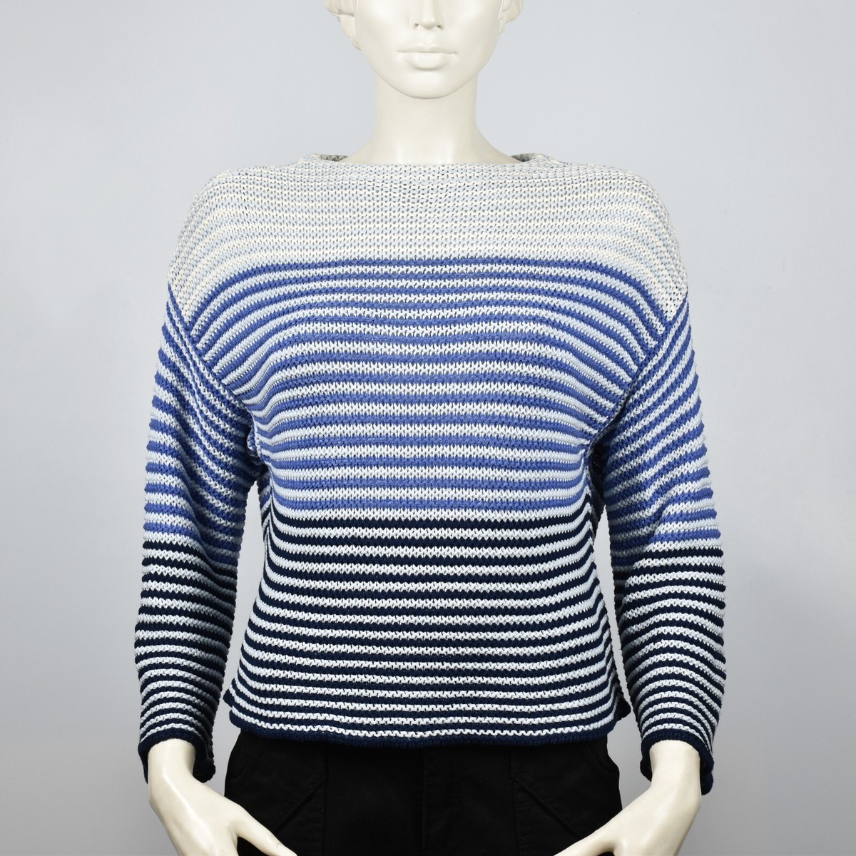 PennyPull MAX MARA Vintage Made Italy Striped Knit Oversized 