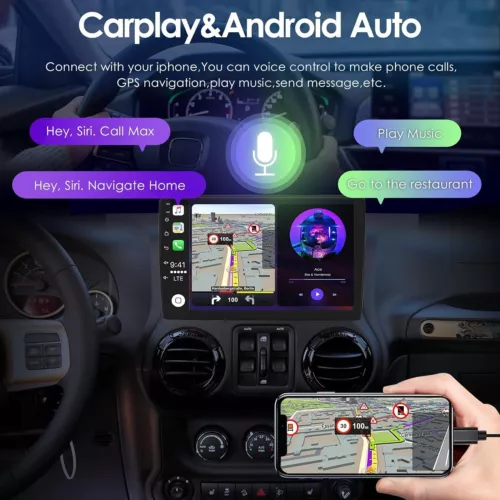 32GB für Jeep Wrangler JK 2007-2016 Android 13 Autoradio Carplay GPS Navi WiFi - Picture 11 of 16