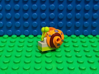 Lego Gary Minifigure Snail 3827 Orange Spongebob Squarepants CMF Lot Rare bob004