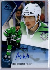 2023-24 SP Game Used Hockey Blue Miro Heiskanen AUTO STARS
