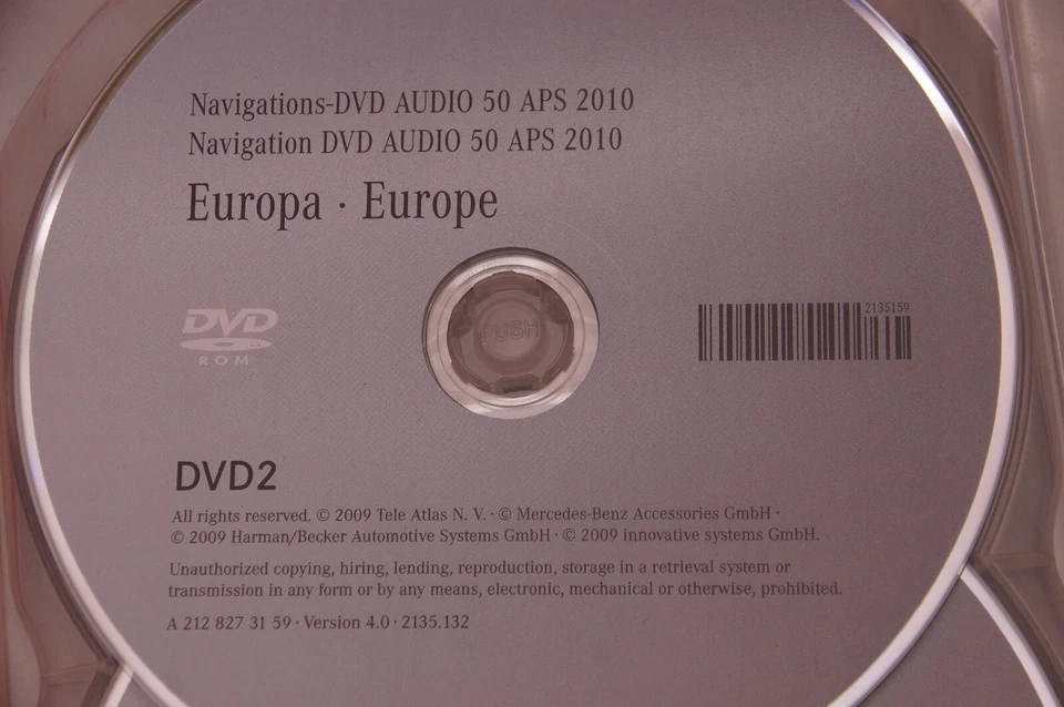 Mercedes DVD Comand APS Navigation A2128273159 Navi 2010 W212 S212 Original /E29 - Bild 4 von 4