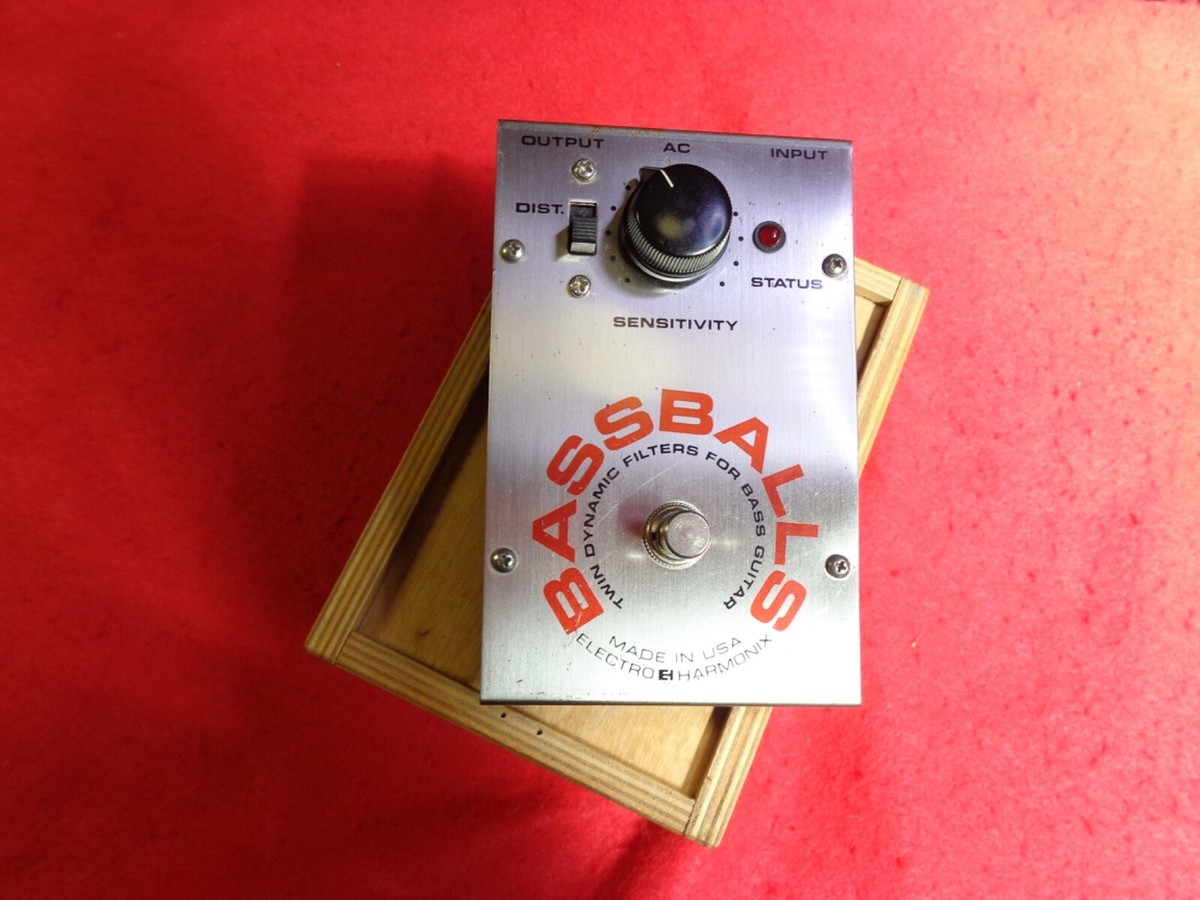 E.H BASSBALLS ベースエフェクター 木製ケース付き vintage Electro-Harmonix Bass Balls with wooden box | eBay