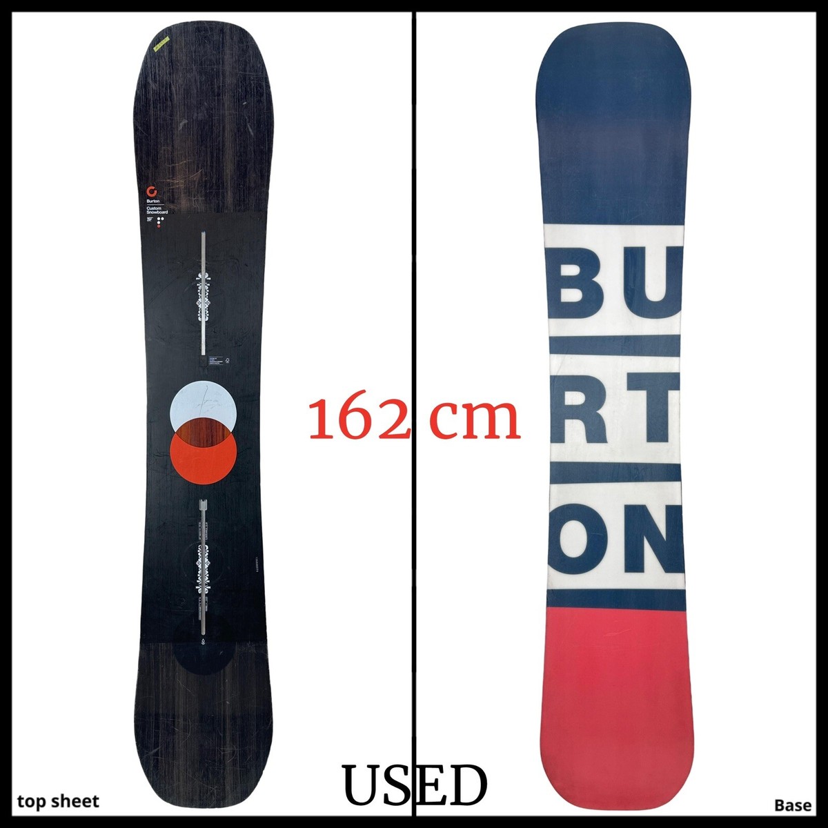 2517 Burton Custom Flying V Mens Snowboard 162 cm 2020 | eBay