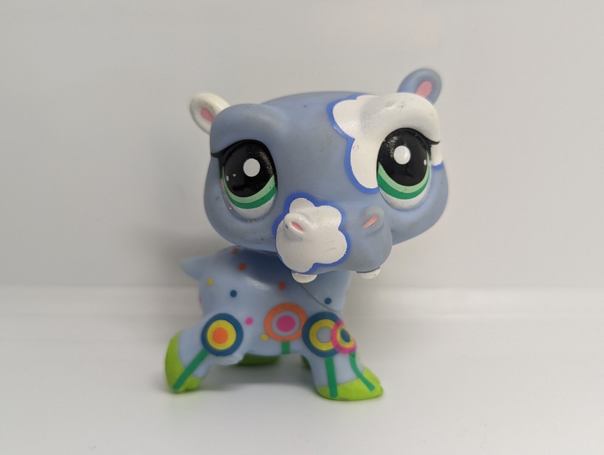 Authentic LPS - #1850 #1415 Rare Cloud Flower Hippo/Brown Hippo
