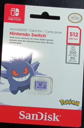 Sandisk 512GB MicroSDXC Card SDSQXAO-512G-GN6ZK For Nintendo Switch