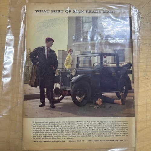 Mad Magazine No. 61 March 1961 USA Humor/Satire Upside Down Cover VINTAGE-Good - Picture 2 of 2
