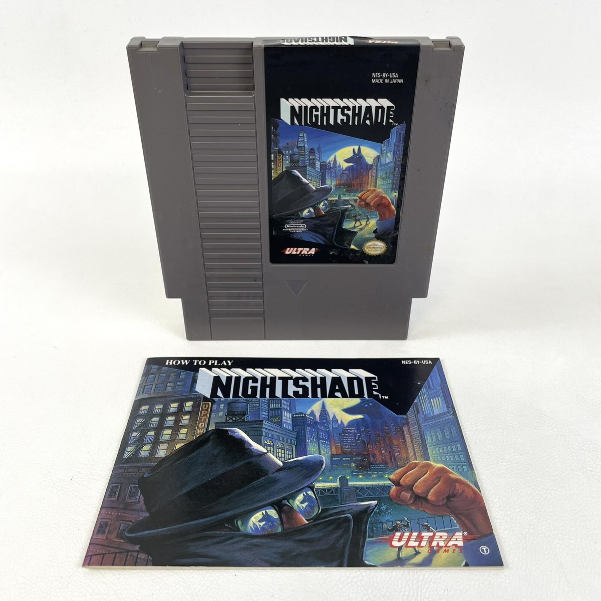 🔥NIGHTSHADE (Nintendo Entertainment System, 1992) NES Game
