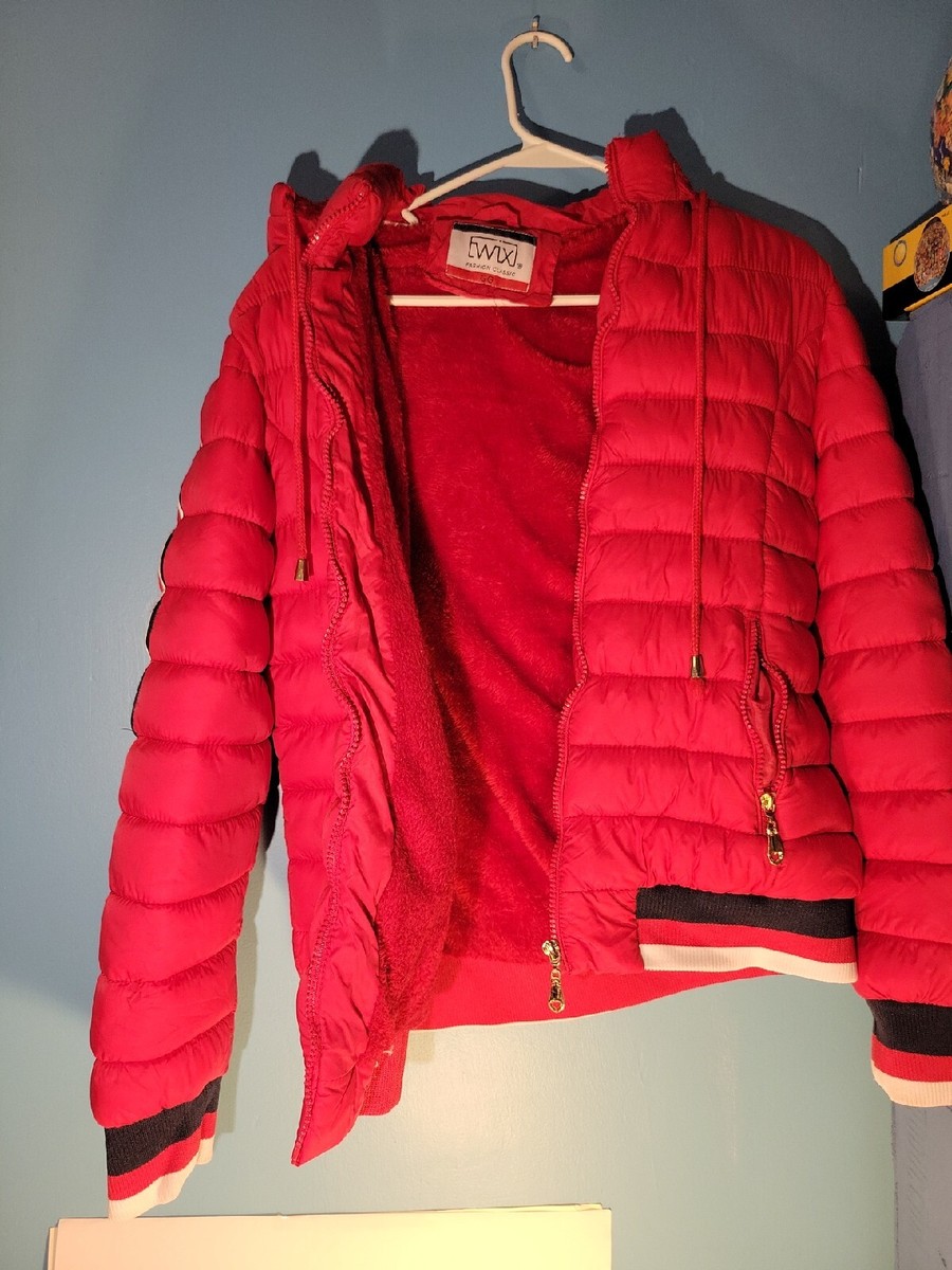 小物 FEKETE HOODED GLITTER MUFFLER RED Torino Jacket - Stoker Red