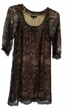 S Glam brow lace woman dress nylon/spandex lining 100%polyester dry clean