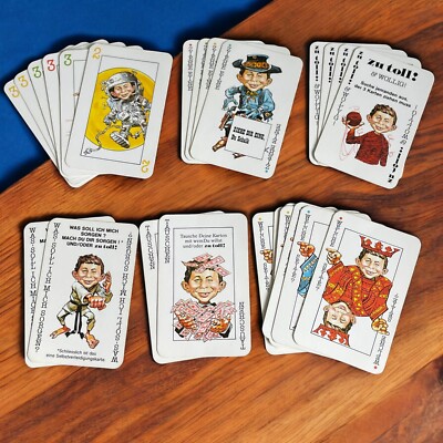 MAD Kartenspiel 1980 Parker - Ersatzkarten - zur Auswahl - schöner Zustand
