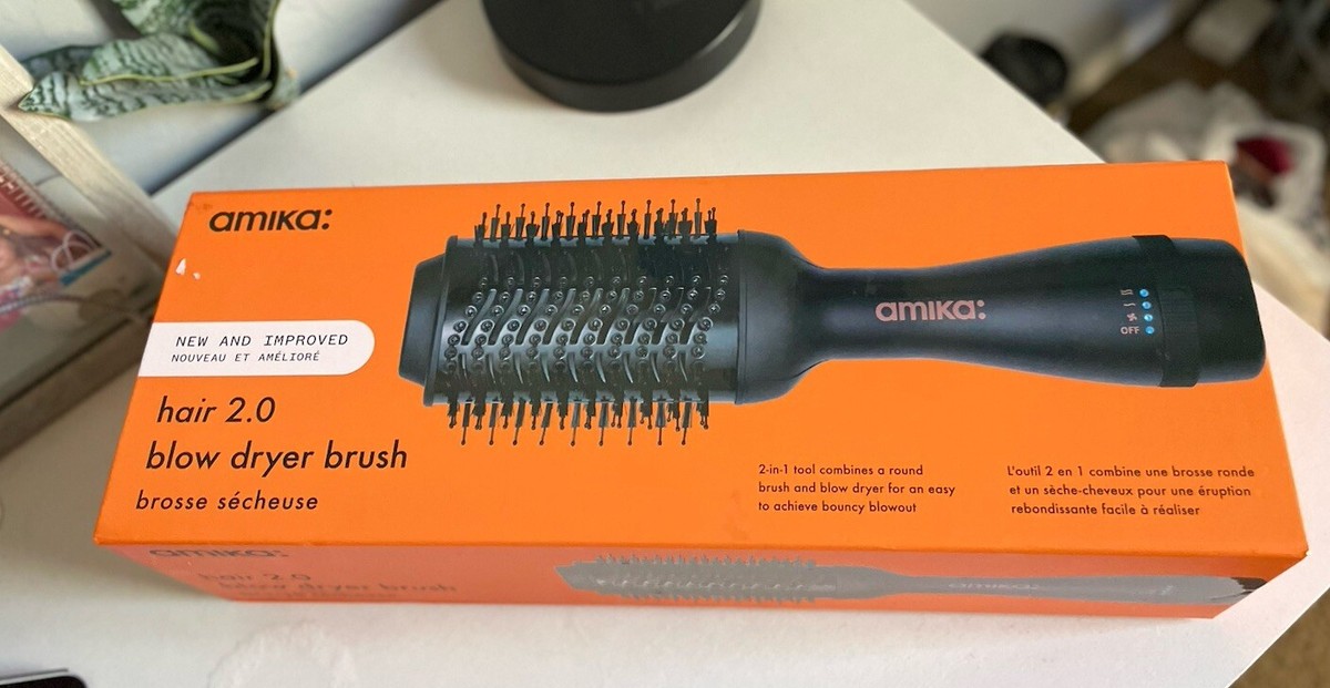 Amika Blow Dryer Brush 2 In 1 Styling & Volumizing Tool 