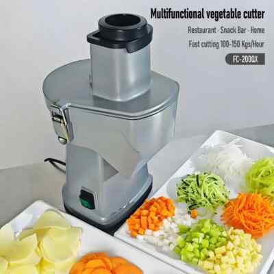 Multifunctional Vegetable Slicer Electric commercial vegetable dicing  shredding