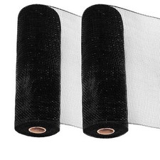 Mesh Ribbon Deco Mesh 10 inch x20 Yard Black