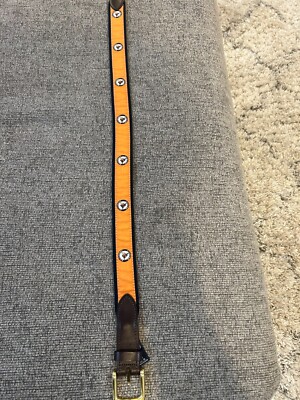 Baltimore Orioles Baseball Vineyard Vines MLB Leather Belt Size 30