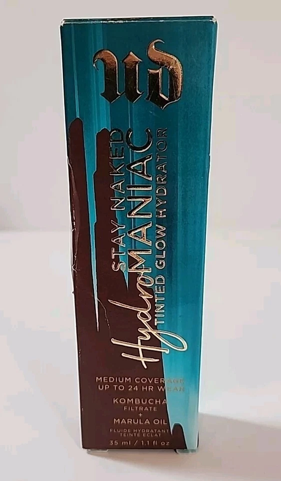 NEW Urban Decay Stay Naked Hydromaniac Tinted Glow Hydrator #90 Deep 1.1 oz - Image 3 of 4